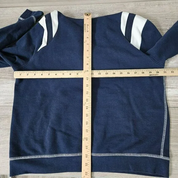 University Of Michigan Wolverines NCAA Navy Blue Hoodie By Pro Edge Jr XL / W M - Picture 15 of 16